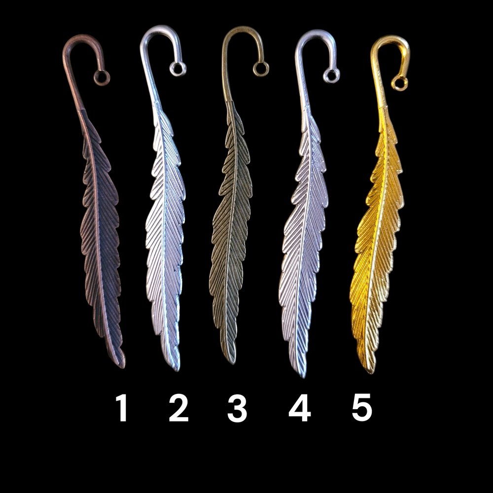 Custom Feather Hook Bookmark - Picture 2 of 5
